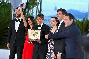 Cannes - Winners Photocall