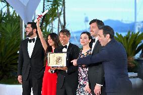 Cannes - Winners Photocall