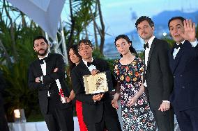 Cannes - Winners Photocall