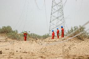 West-east Power Transmission Network Construction in Korla