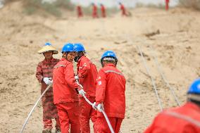 West-east Power Transmission Network Construction in Korla