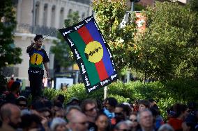 Toulouse: Kanaks Gathered In Protest Of The Widening Of The Electorate In New-Caledonia