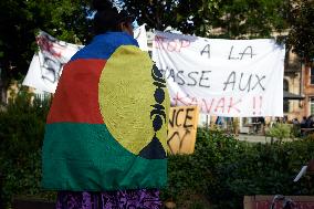 Toulouse: Kanaks Gathered In Protest Of The Widening Of The Electorate In New-Caledonia
