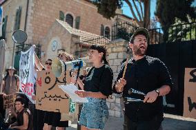 Anti-War Protest At The US Consulate - Jerusalem