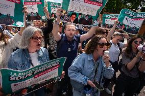 LFI EU Elections Campaign Rally - Aubervilliers