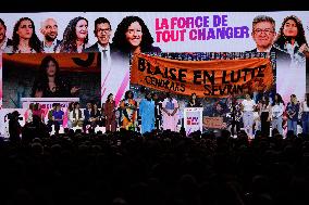 LFI EU Elections Campaign Rally - Aubervilliers