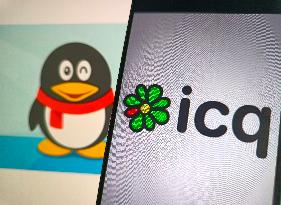 Illustration ICQ Chat Software Shutdown