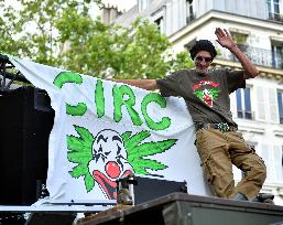 Cannabis Parade To Legalization of Cannabis - Paris