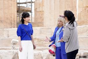 Japan Princess Kako in Greece