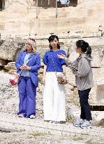 Japan Princess Kako in Greece