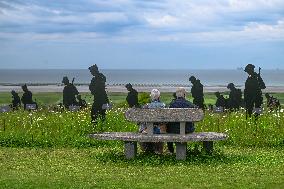 Upcycled Soldier Silhouettes Honor D-Day At British Normandy Memorial