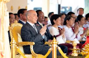 CAMBODIA-KAMPONG SPEU-ROYAL PLOUGHING CEREMONY