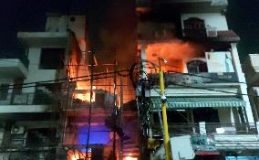 INDIA-DELHI-BABY CARE CENTER-FIRE