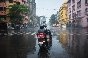 Heavy Rain And Wind Due To Cyclone Remal In Kolkata, India