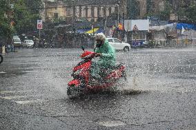 Heavy Rain And Wind Due To Cyclone Remal In Kolkata, India