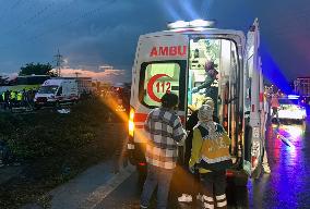 T?RKIYE-MERSIN-HIGHWAY ACCIDENT