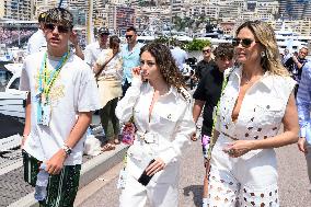 Heidi And Leni Klum Attend Monaco GP