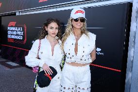 Heidi And Leni Klum Attend Monaco GP