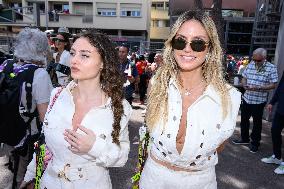 Heidi And Leni Klum Attend Monaco GP