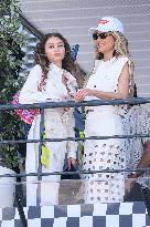 Heidi And Leni Klum Attend Monaco GP