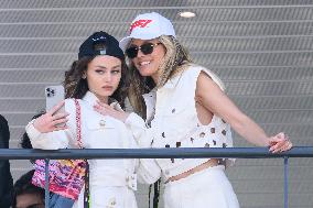 Heidi And Leni Klum Attend Monaco GP