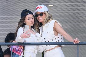 Heidi And Leni Klum Attend Monaco GP