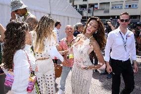 Heidi And Leni Klum Attend Monaco GP