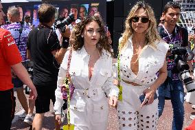 Heidi And Leni Klum Attend Monaco GP