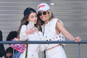 Heidi And Leni Klum Attend Monaco GP