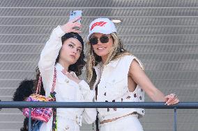 Heidi And Leni Klum Attend Monaco GP