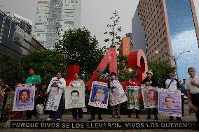 Mothers And Fathers Of The 43 Missing Normal Students From Ayotzinapa Demand Justice Almost 10 Years After Their Disappearance