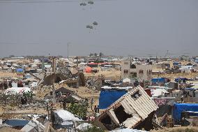 Tent Compound In Khan Yunis - Southern Gaza