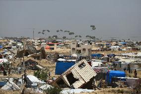 Tent Compound In Khan Yunis - Southern Gaza