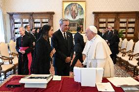 Pope Francis Meets President Of The Dominican Republic - Vatican