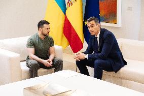 Zelensky Visits Madrid