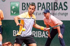 French Open - Hugo Gaston v Ben Shelton