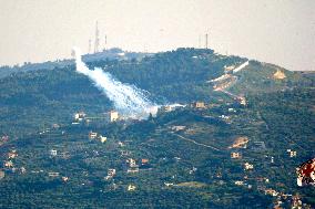 Israeli Airstrike On Lebanese Border Village