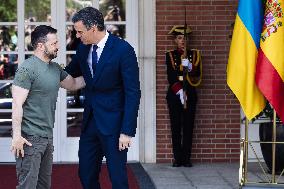 Volodimir Zelensky Visit To Spain - Madrid