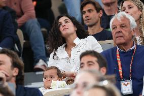 Celebrities In Stands At The 2024 French Open - Village Day Two NB