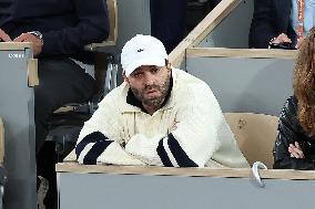 Celebrities In Stands At The 2024 French Open - Village Day Two NB