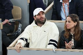 Celebrities In Stands At The 2024 French Open - Village Day Two NB