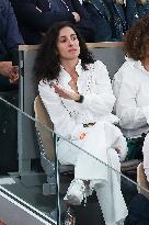 Celebrities In Stands At The 2024 French Open - Village Day Two NB