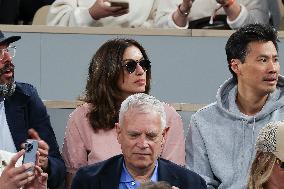 Celebrities In Stands At The 2024 French Open - Village Day Two NB