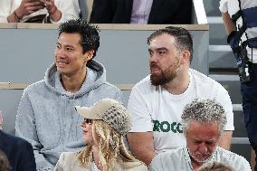 Celebrities In Stands At The 2024 French Open - Village Day Two NB