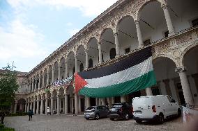 Pro-Palestine Demonstration At The State University - Milan