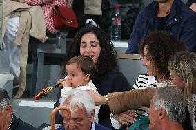 Xisca Perello With Rafael Nadal's Son In Stands At The 2024 French Open - Village Day Two NB