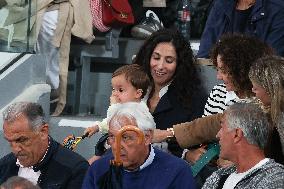 Xisca Perello With Rafael Nadal's Son In Stands At The 2024 French Open - Village Day Two NB