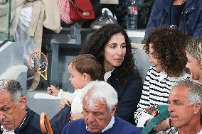 Xisca Perello With Rafael Nadal's Son In Stands At The 2024 French Open - Village Day Two NB