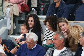 Xisca Perello With Rafael Nadal's Son In Stands At The 2024 French Open - Village Day Two NB