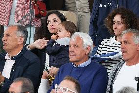 Xisca Perello With Rafael Nadal's Son In Stands At The 2024 French Open - Village Day Two NB